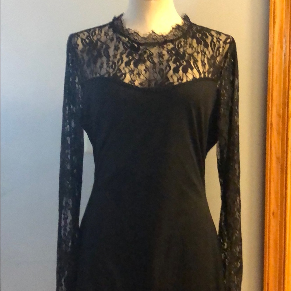 Black cocktail dress